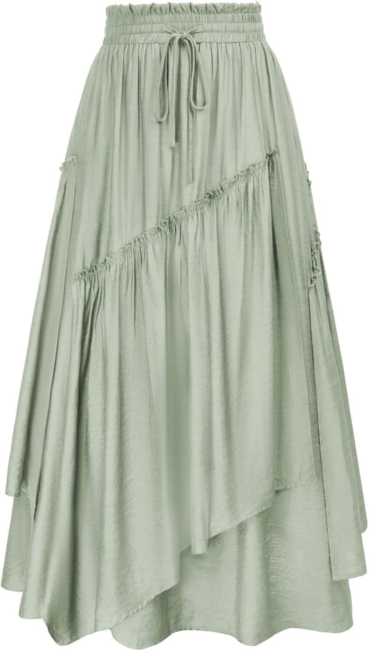 Scarlet Darkness Long Skirts for Women Renaissance Costume