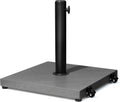 Patio Umbrella Base 43lbs Concrete Stand with Wheels - Stable Outdoor