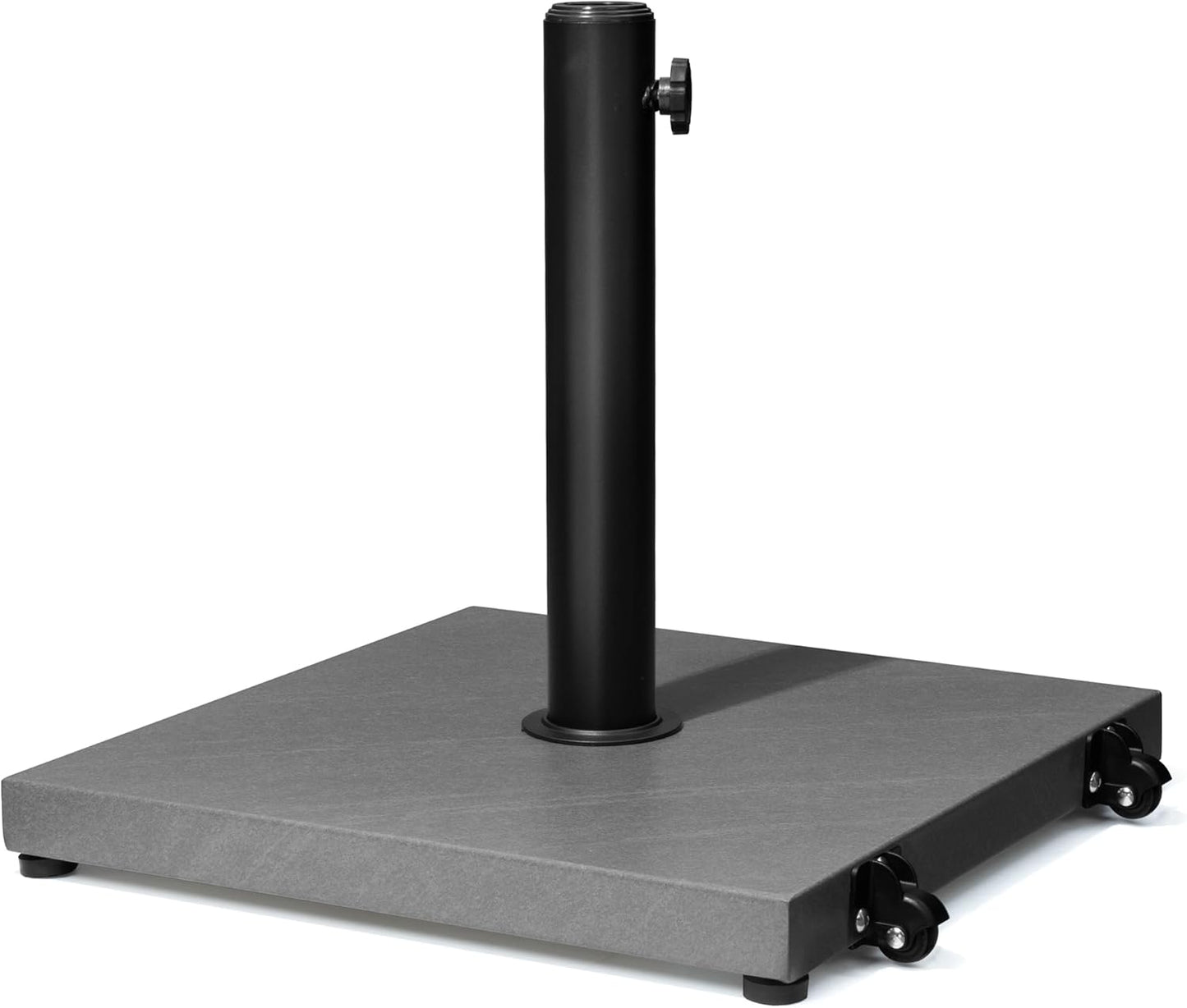 Patio Umbrella Base 43lbs Heavy Duty Stand with Wheels