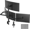 Quad Monitor Mount for 17-32 in - Fully Adjustable Heavy Duty 4