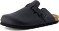 CUSHIONAIRE Kid's Hana Cork Footbed Clog - Comfortable Cork Support