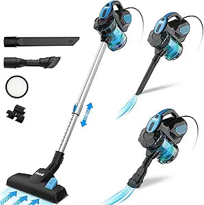 INSE Corded Vacuum Cleaner with 600W Powerful Suction for Home