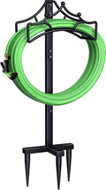 Garbuildman Freestanding Garden Hose Stand Holder - Crown Design