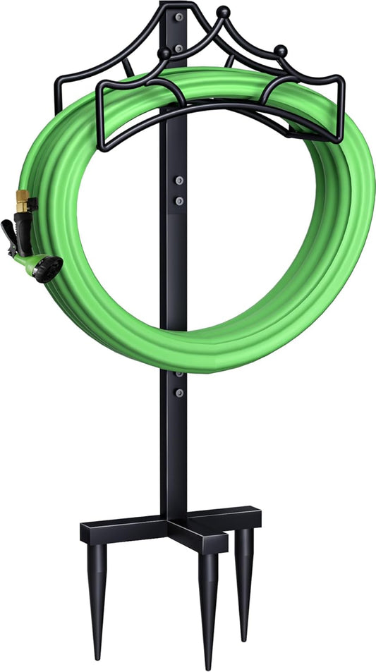 Freestanding Garden Hose Stand Holder for Outdoor Use