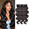 Wequeen 16A Body Wave Human Hair Bundles 16 18 20 in - Soft Natural
