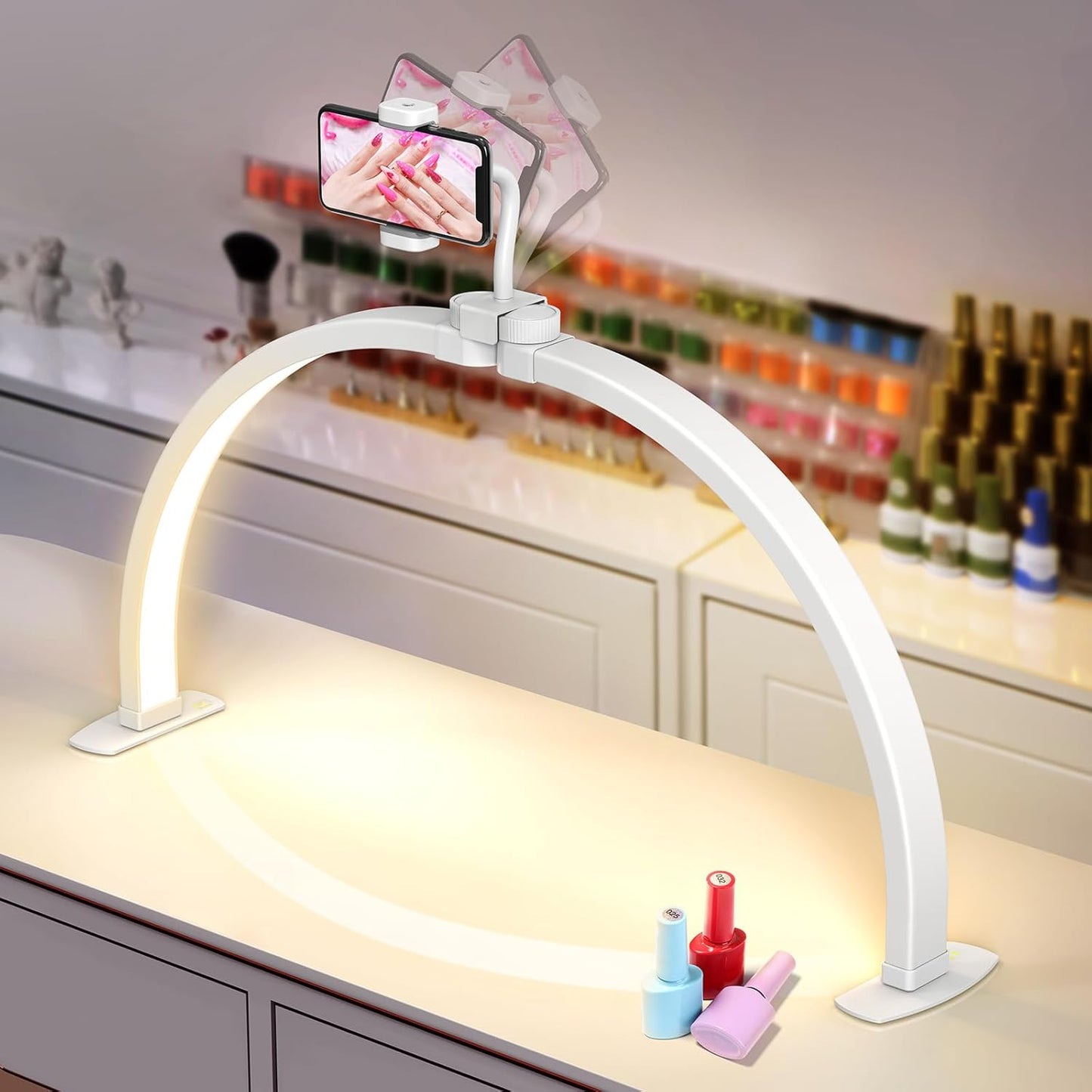 Yokilly Half Moon Light for Nail Desk: Perfect Illumination Tool