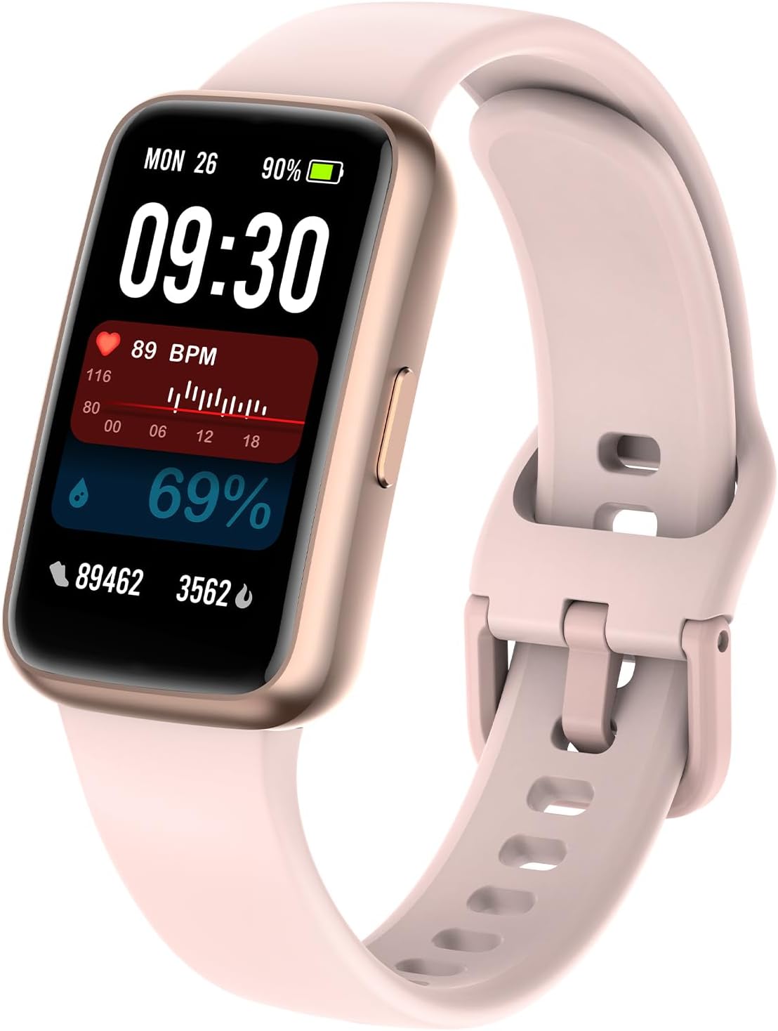 Fitness Tracker Watch for Women & Men with Heart Rate Monitor