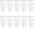 Green Square Folding Tomato Cage Plant Support Tower 12 in x 46 in