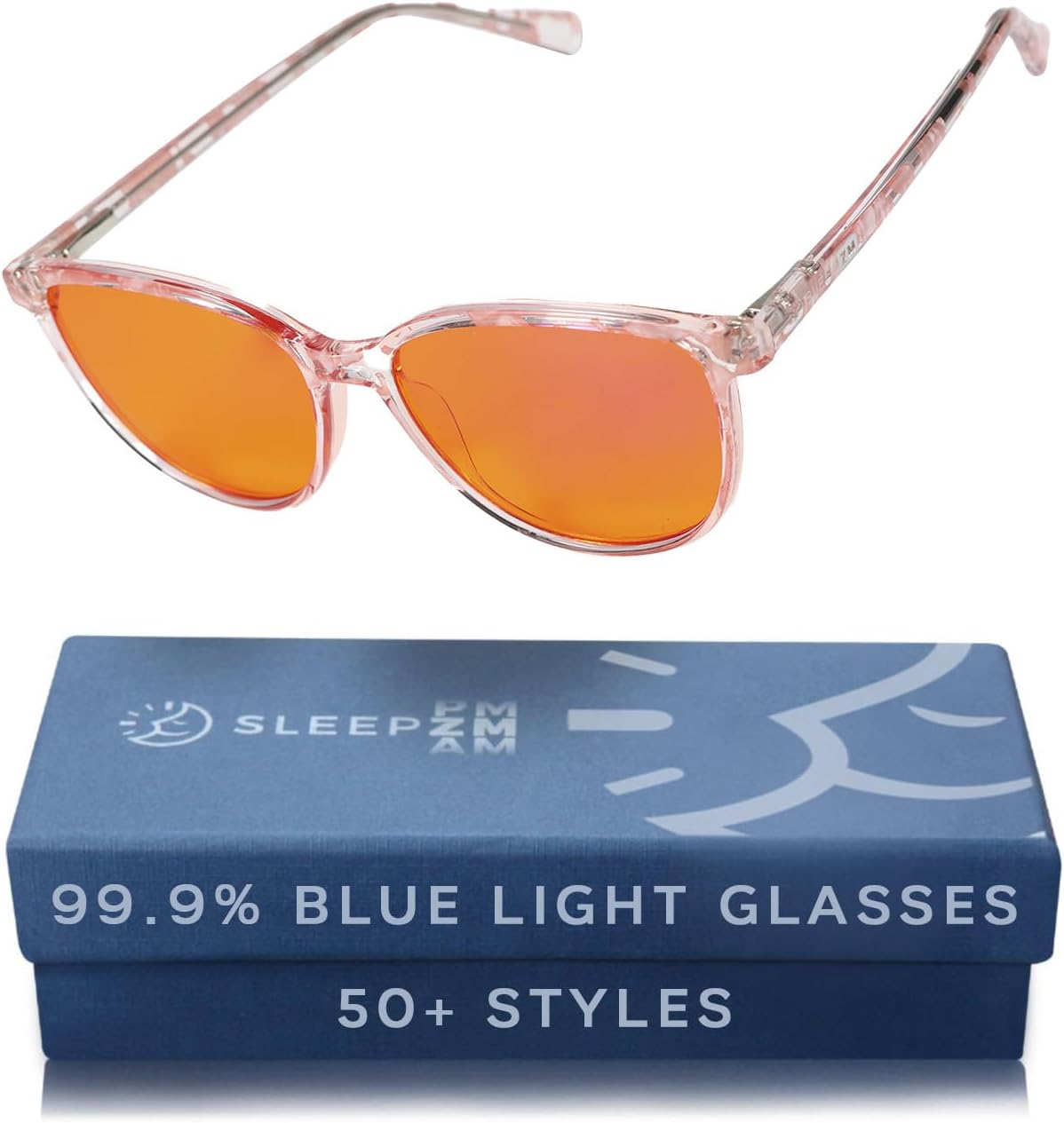 100% Blue Light Blocking Glasses for Better Sleep and Eye Care