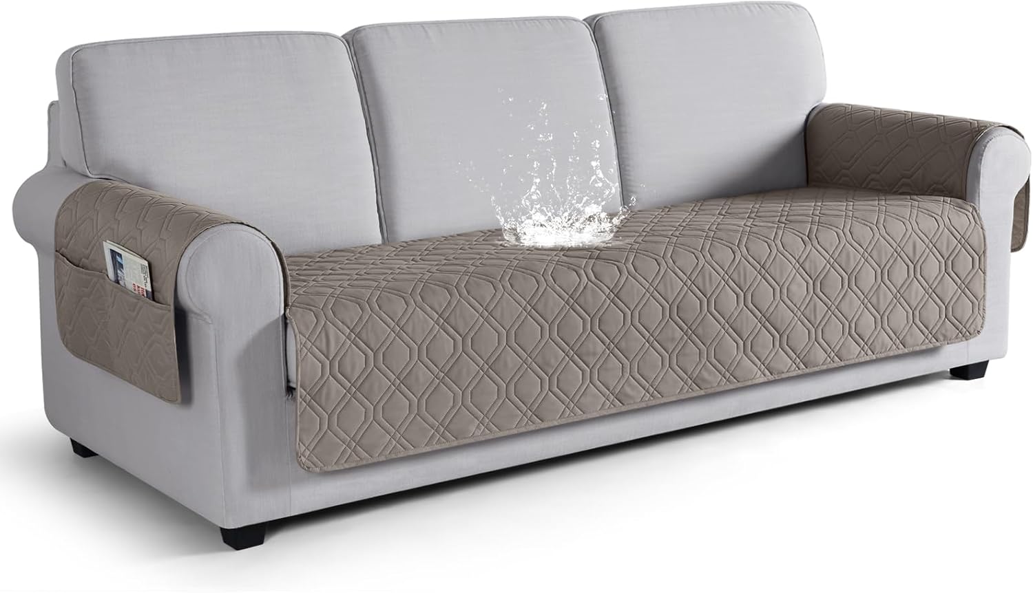 VANSOFY Waterproof Couch Cover for Pets, Washable Slipcover