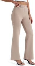 AFITNE Women's Yoga Dress Pants Stretchy Work Slacks - Comfortable 27