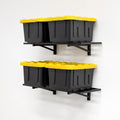 Heavy Duty Wall Shelves 2-Pack - Compact Garage Storage Solution