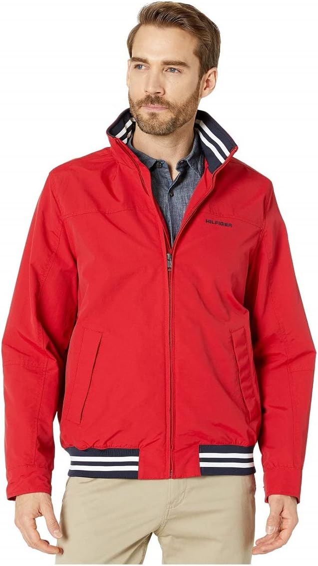 Tommy Hilfiger Men's Seated Fit Regatta Jacket for All Weather