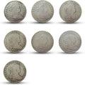1798-1804 Draped Bust Dollar Set - 7 Antique U.S. Silver Coins