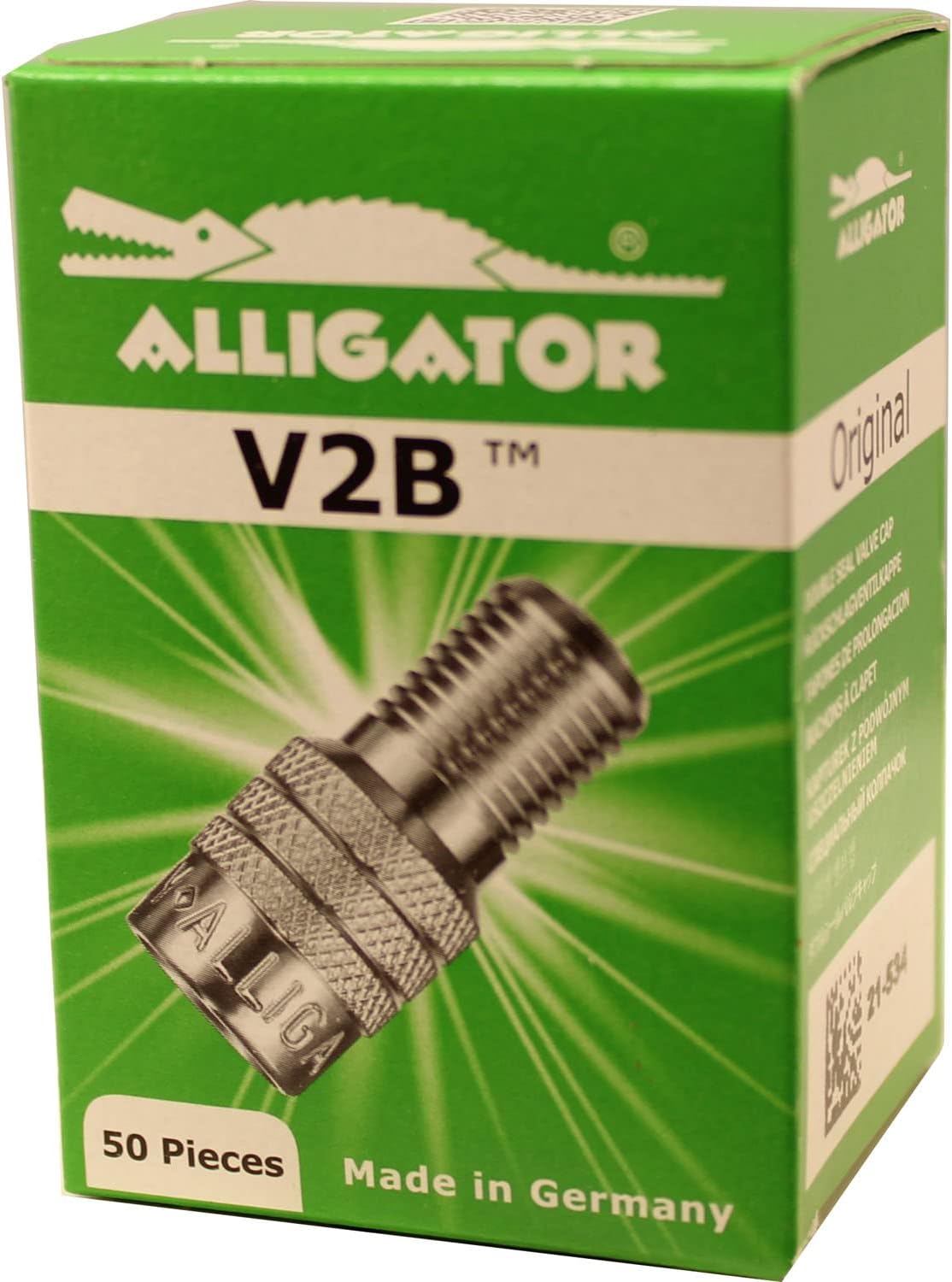 Alligator V2B Inflate Through Valve Stem Cap for Auto RV Semi