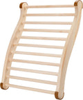 Sauna Backrest S-Shape Wooden Slip-Resistant Back Support