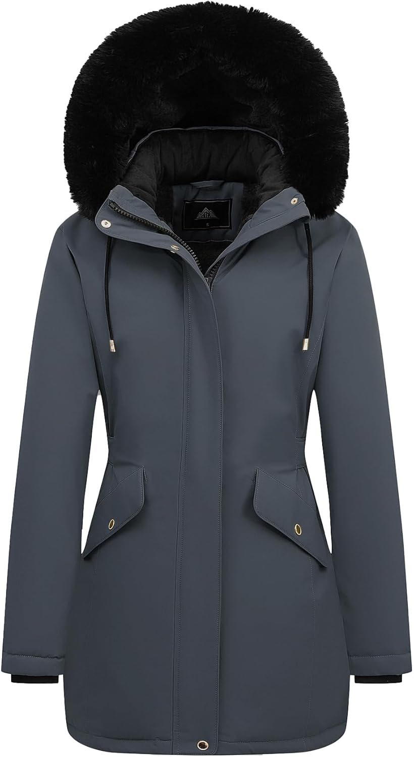 MOERDENG Women's Long Winter Down Coat for Ultimate Warmth