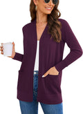 Women's 2025 Long Sleeve Cardigan Sweater - Versatile Everyday Layer