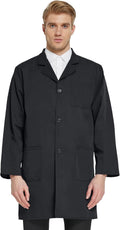 VOGRYE Professional Lab Coat for Men Women Long Sleeve - Durable