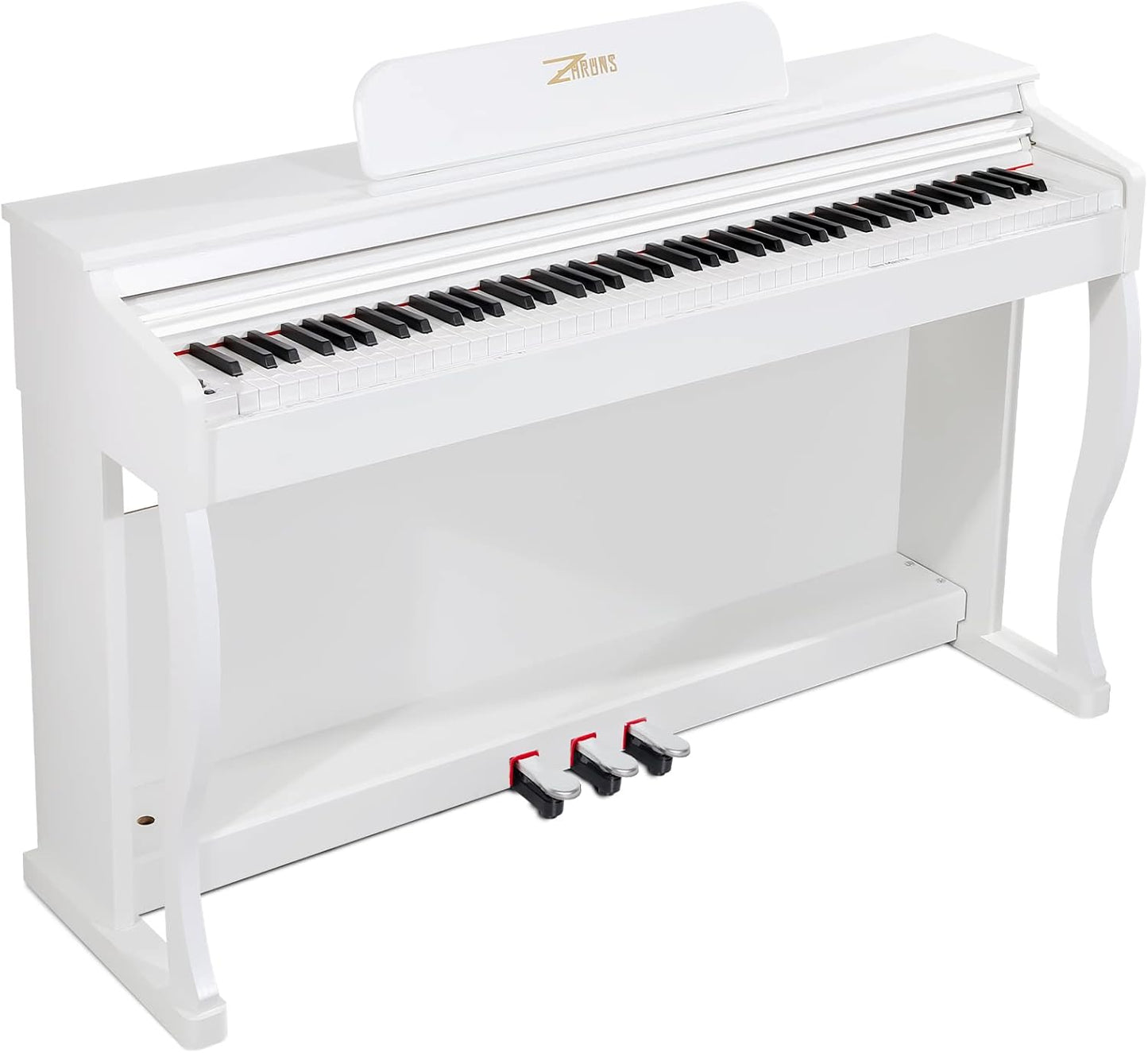 ZHRUNS 88-Key Weighted Digital Piano: Realistic Feel & Sound