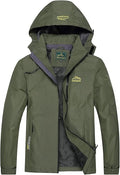 GIISAM Mens Windproof Jacket for Outdoor Activities and Sports
