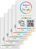 Google Review Tap Stickers by TapFive: Boost Business Reviews Fast