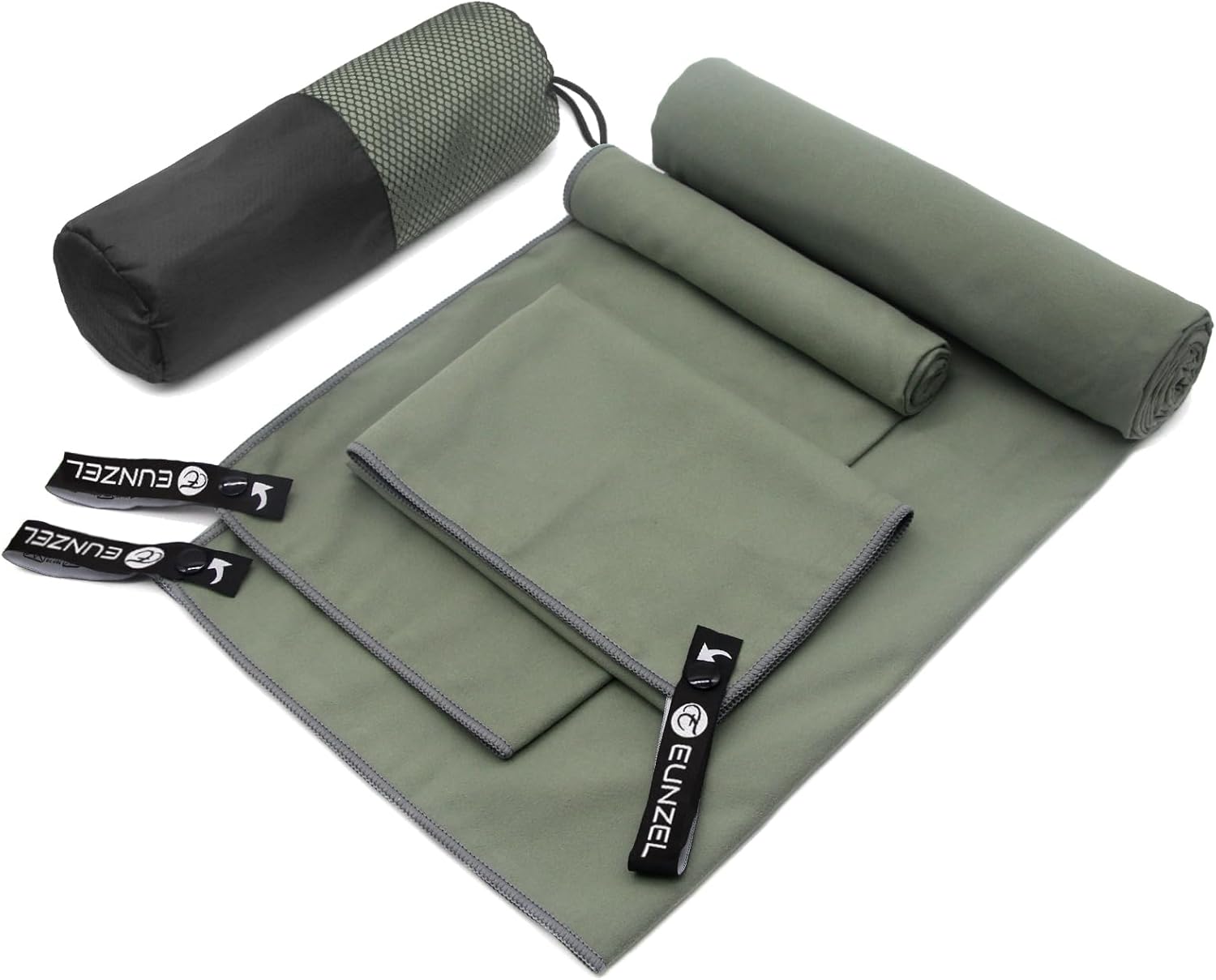 Eunzel Quick Dry Microfiber Towel Set - Ultimate Portable Absorbent Gear