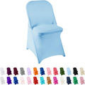 Spandex Chair Covers - 25pcs Blue Mist - Stretchy Washable Protectors