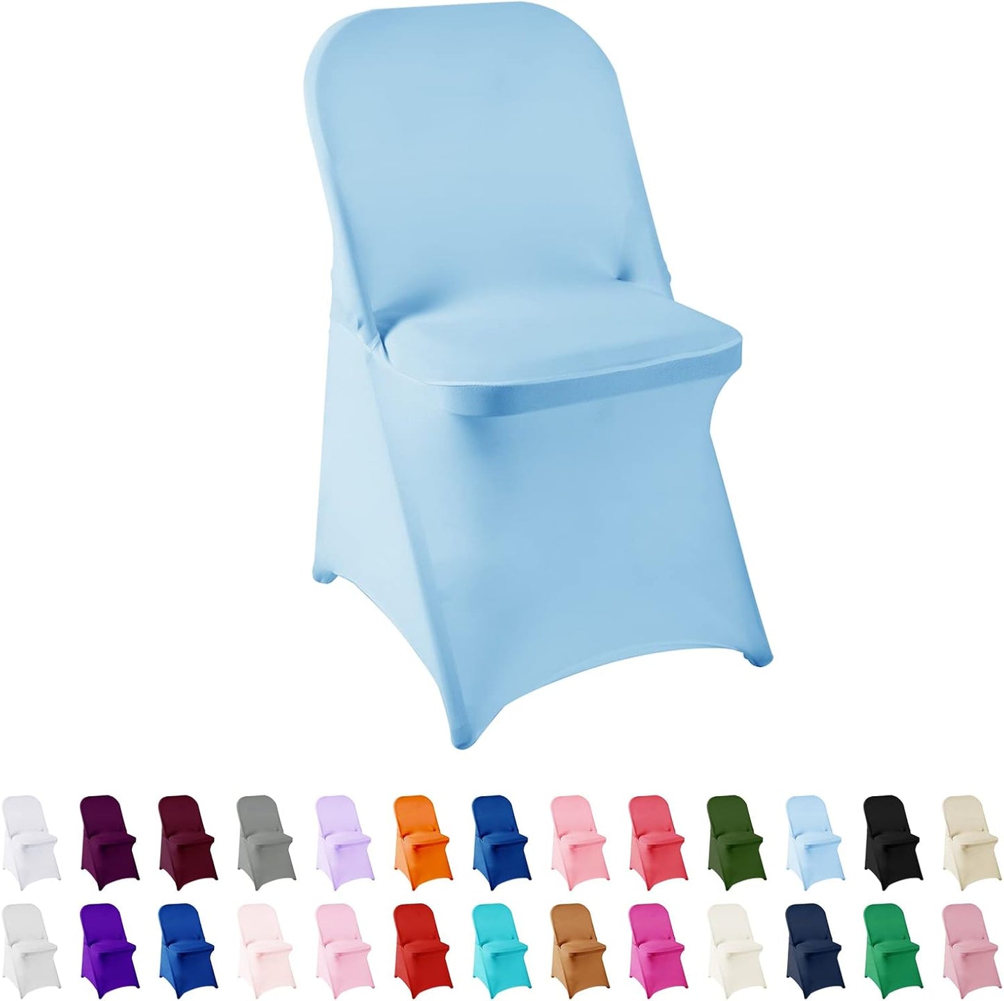 Spandex Chair Covers - 25pcs Washable Protectors for Events