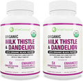 Max Absorption Organic Milk Thistle 5:1 Concentrated Extract - Liver