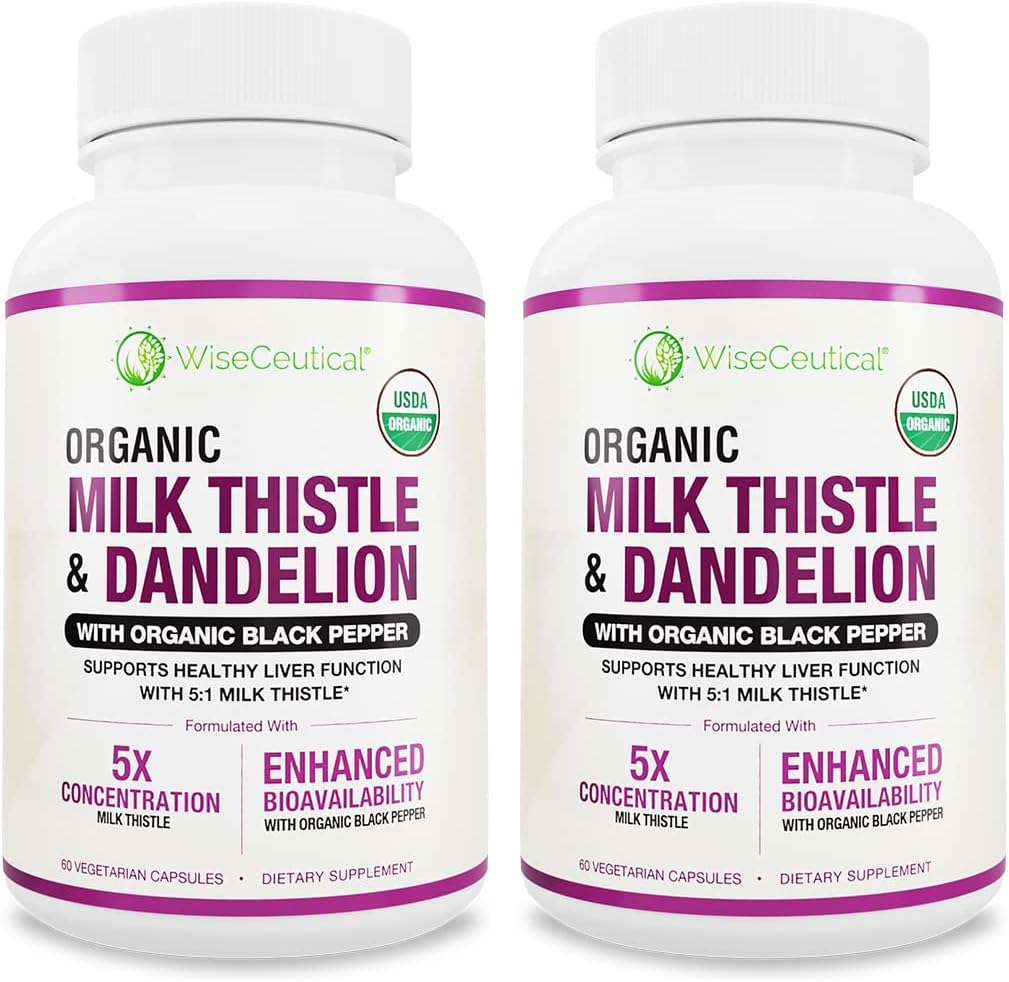 Max Absorption Organic Milk Thistle & Dandelion Liver Support