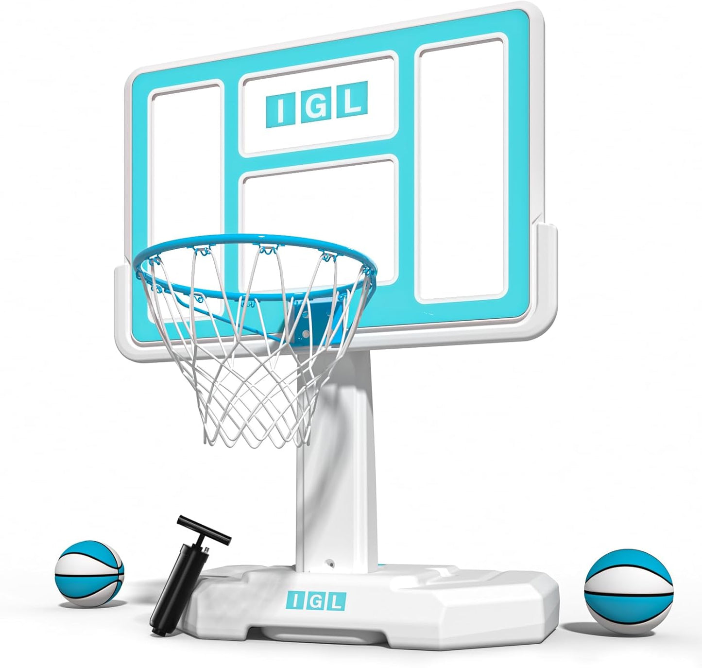 IGL DunkSplash Elite Pool Basketball Hoop for Fun Poolside Games