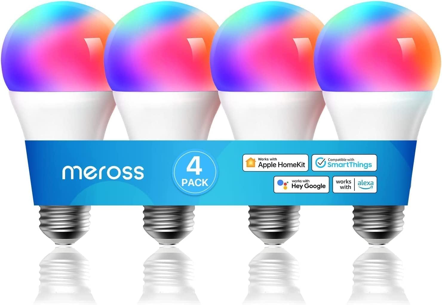 Smart RGBWW WiFi LED Bulbs for HomeKit and Voice Control