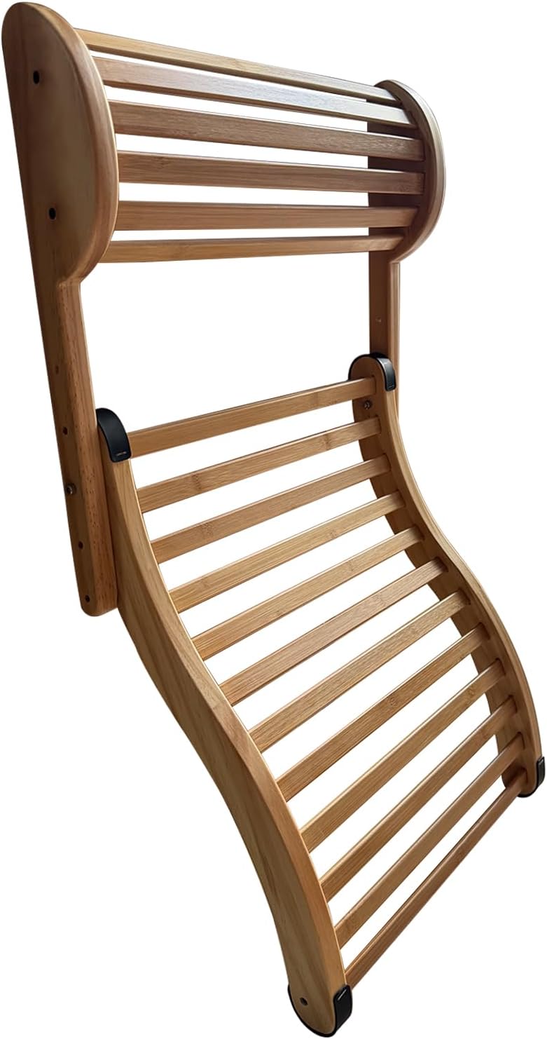 Sauna Backrest with Neck Pillow for Ultimate Comfort and Support