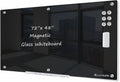 J&J worldwide Glass Whiteboard 6ft x 4ft for Home & Office