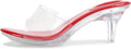 Clear Heels for Women Silver Black - 2.75in Sexy Transparent Heels