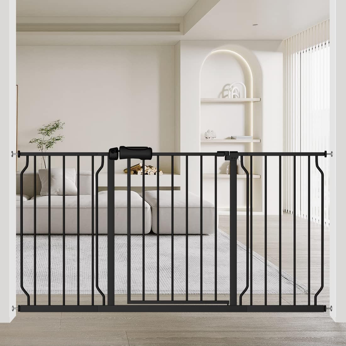 Expandable Fairy Baby Gate: Easy Walk Through, No Drill