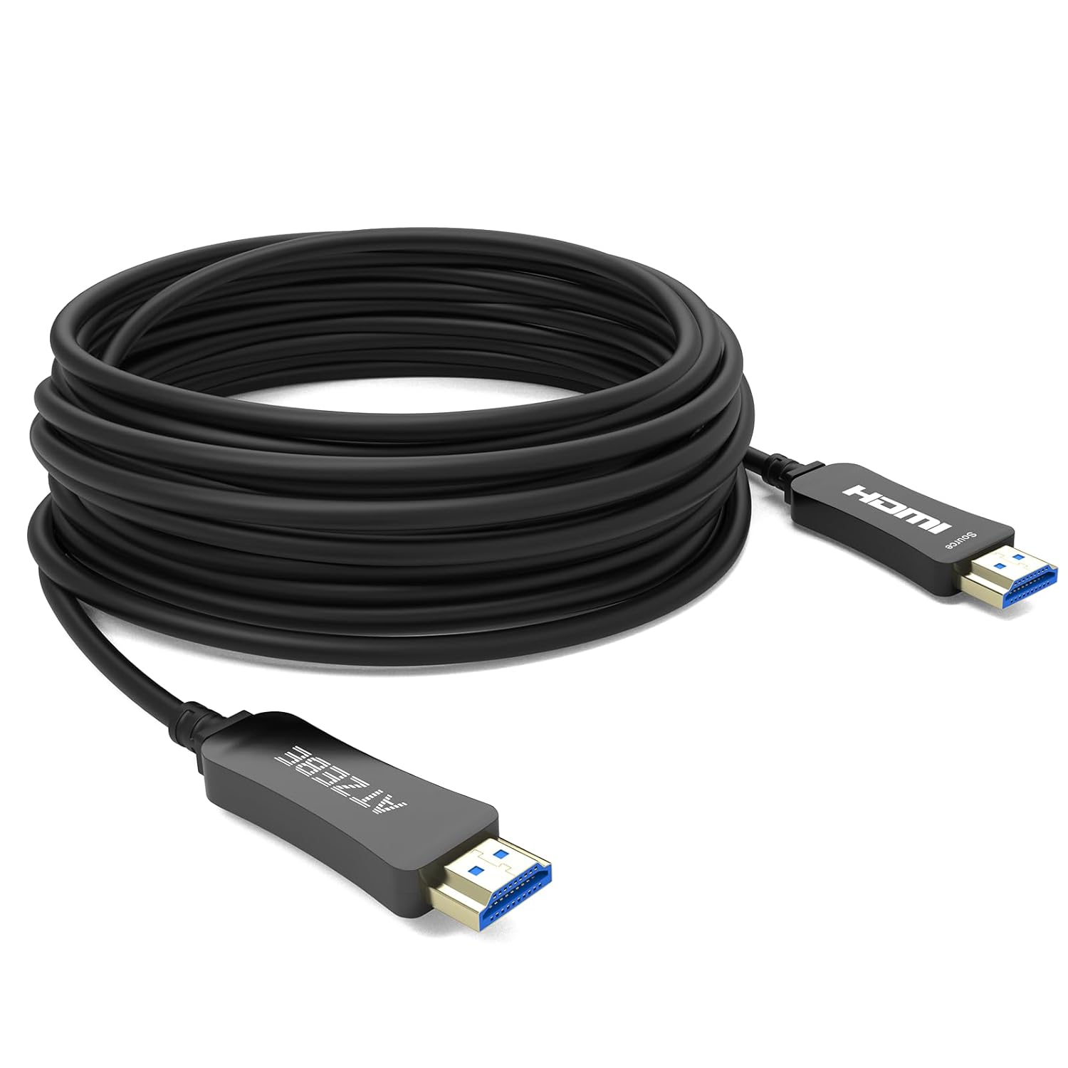 4K Fiber Optic HDMI Cable 100 ft for High-Speed 18Gbps Streaming