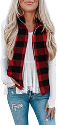 LOMON Women's Stylish Sherpa Sleeveless Jacket for Cold Days