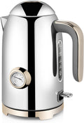 SUSTEAS Electric Kettle - 57oz Fast Heating Stainless Steel Pot