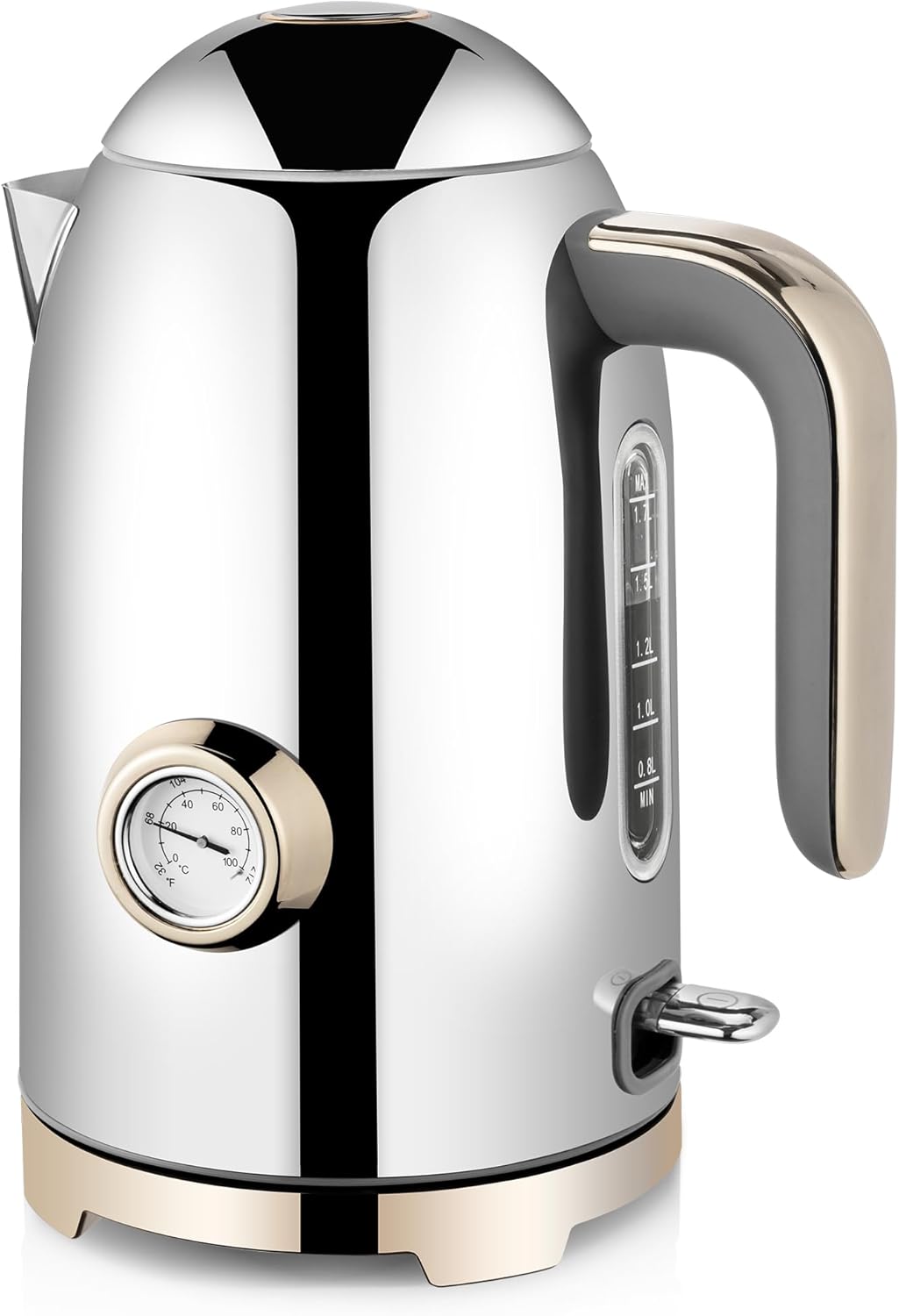 SUSTEAS Electric Kettle - 57oz Fast Heating Stainless Steel Pot