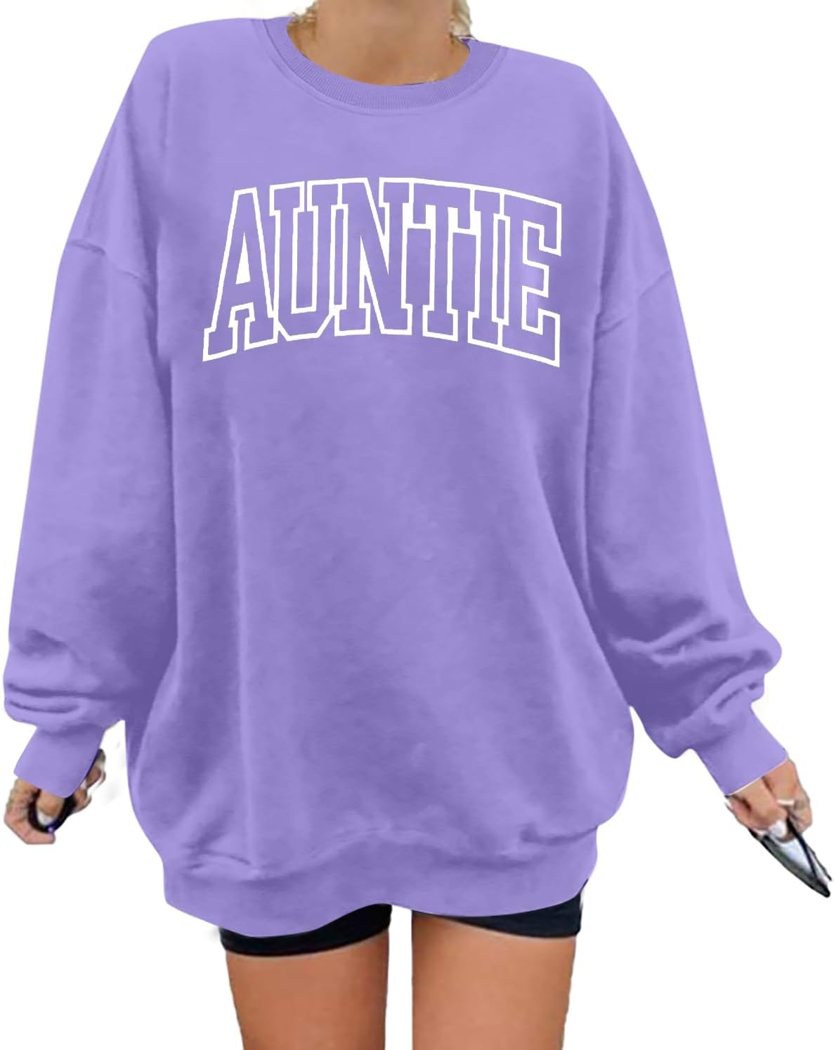 Cool Aunt Crewneck Sweatshirt for Women - Stylish and Comfy