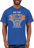 NBA Nothing But Net Team Logo Adult Short Sleeve T-Shirt