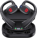 Open Ear Bluetooth Headphones Stereo Sound - Clear Calls & Safety