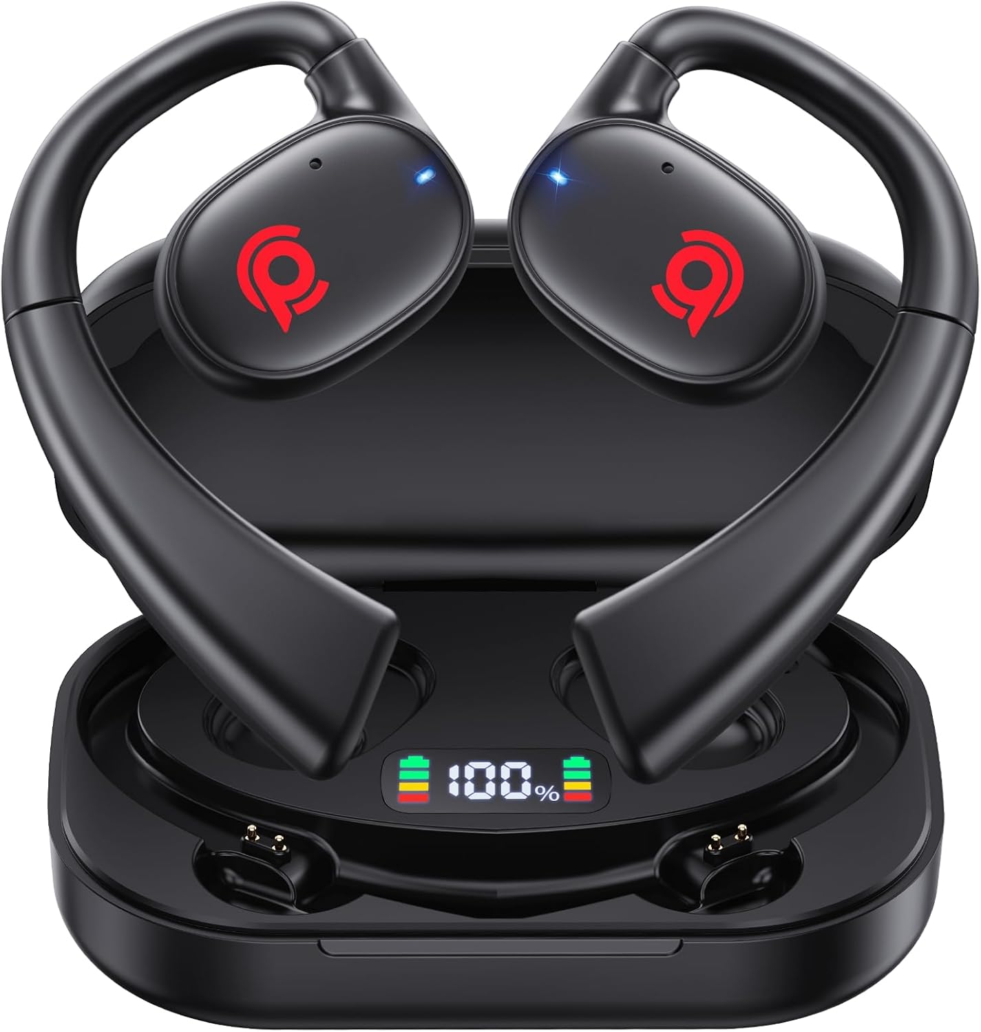 Open Ear Bluetooth Headphones for Clear Calls and Sports Use