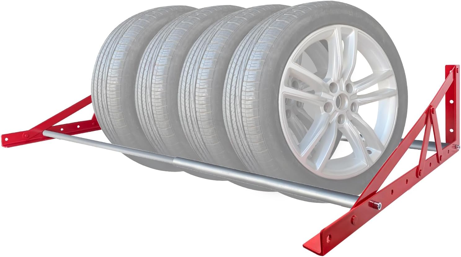 ROBLOCK Adjustable Tire Rack Wall Mount for Garage Storage