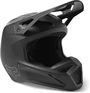 Fox Racing V1 Motocross Helmet - Matte Black, Large Size Review