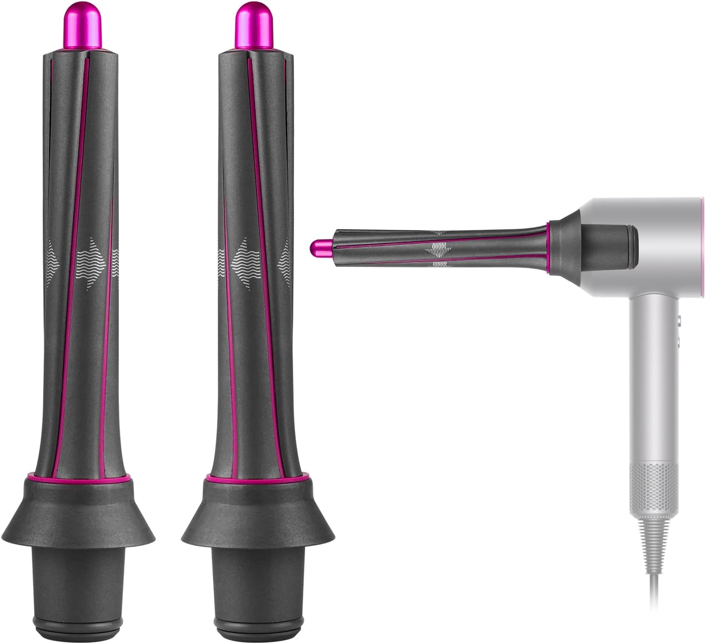 Dyson Hair Dryer Curler Barrels Set - Convert to Styler