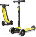 Besrey Kick Scooter for Kids Ages 3-10 - Stable Foldable Ride Scooters