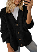 Dokotoo Women's Open Front Chunky Knit Cardigan - Soft, Casual Layer